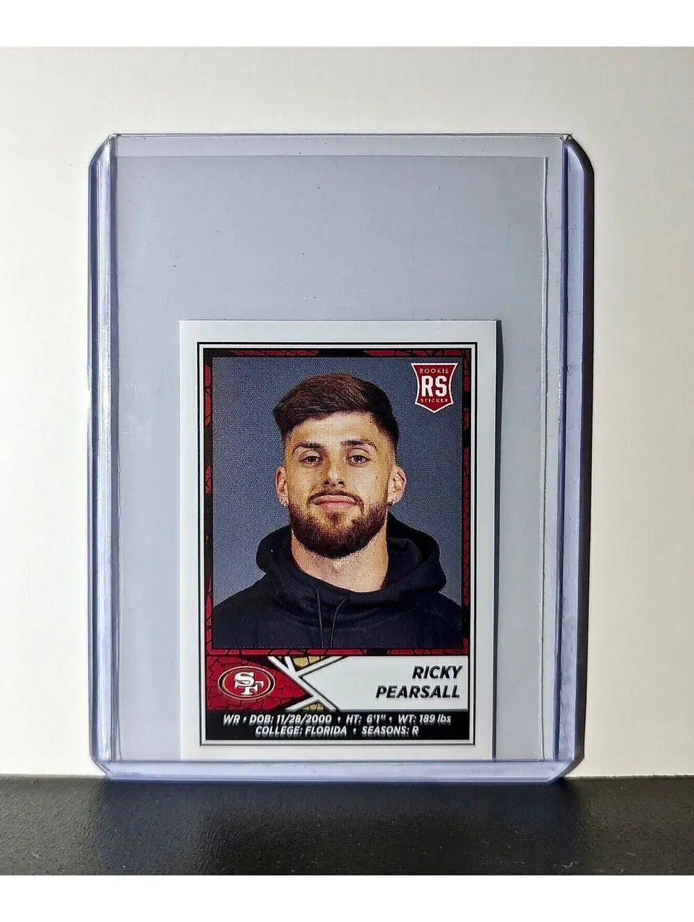 Ricky Pearsall Rookie 2024 Panini NFL Sticker #528 San Francisco 49ers